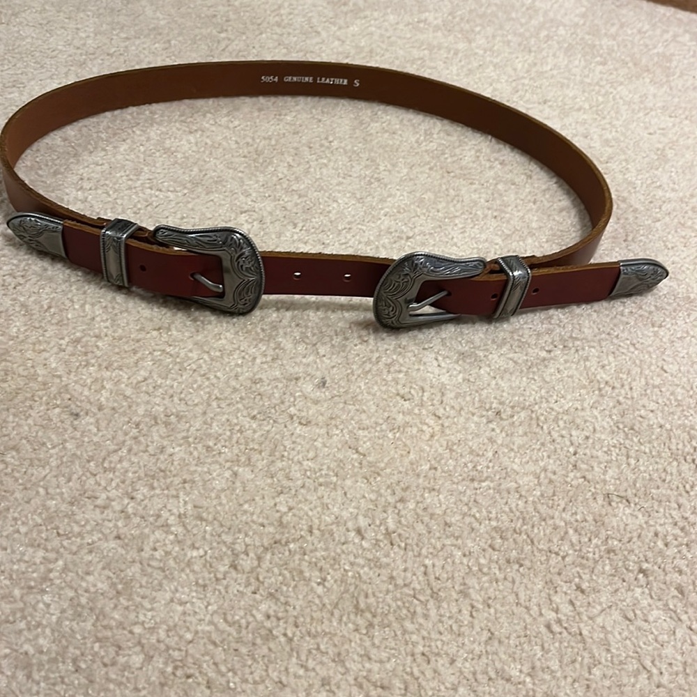 Rod’s True Western genuine leather brown belt